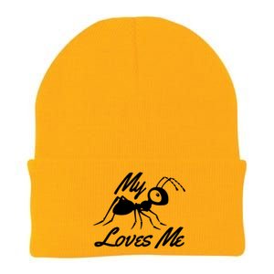 Ant Lovers My Aunt Loves Me For Nephew Niece Gift Funny Cute Gift Knit Cap Winter Beanie