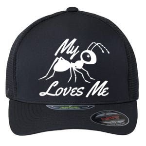 Ant Lovers My Aunt Loves Me For Nephew Niece Gift Funny Cute Gift Flexfit Unipanel Trucker Cap