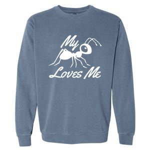 Ant Lovers My Aunt Loves Me For Nephew Niece Gift Funny Cute Gift Garment-Dyed Sweatshirt