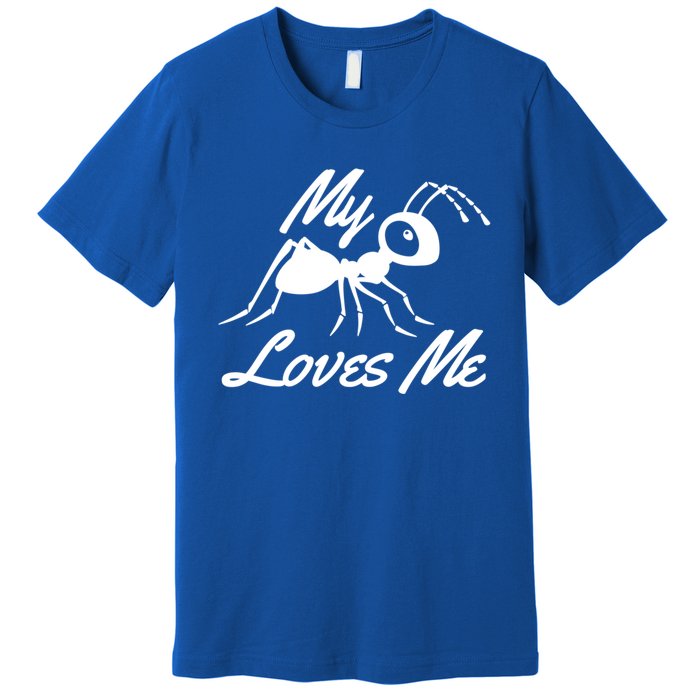 Ant Lovers My Aunt Loves Me For Nephew Niece Gift Funny Cute Gift Premium T-Shirt