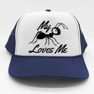 Ant Lovers My Aunt Loves Me For Nephew Niece Gift Funny Cute Gift Trucker Hat