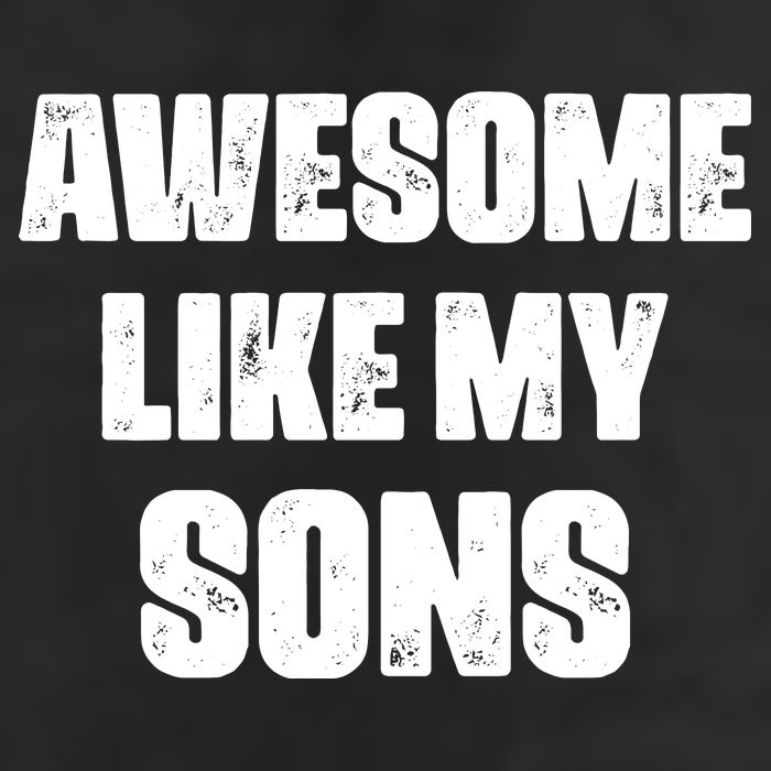 Awesome Like My Sons Mother's Day Father's Day Mom Of Boys Dad 7 Panel Mesh Trucker Snapback Hat