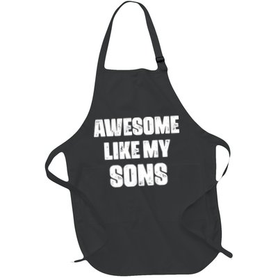 Awesome Like My Sons Mother's Day Father's Day Mom Of Boys Dad Apron