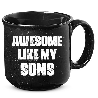 Awesome Like My Sons Mother's Day Father's Day Mom Of Boys Dad 15oz Campfire Ceramic Mug