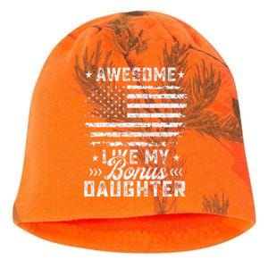 Awesome Like My Bonus Daughter Usa Flag 4th Of July Tees Kati - Camo Knit Beanie