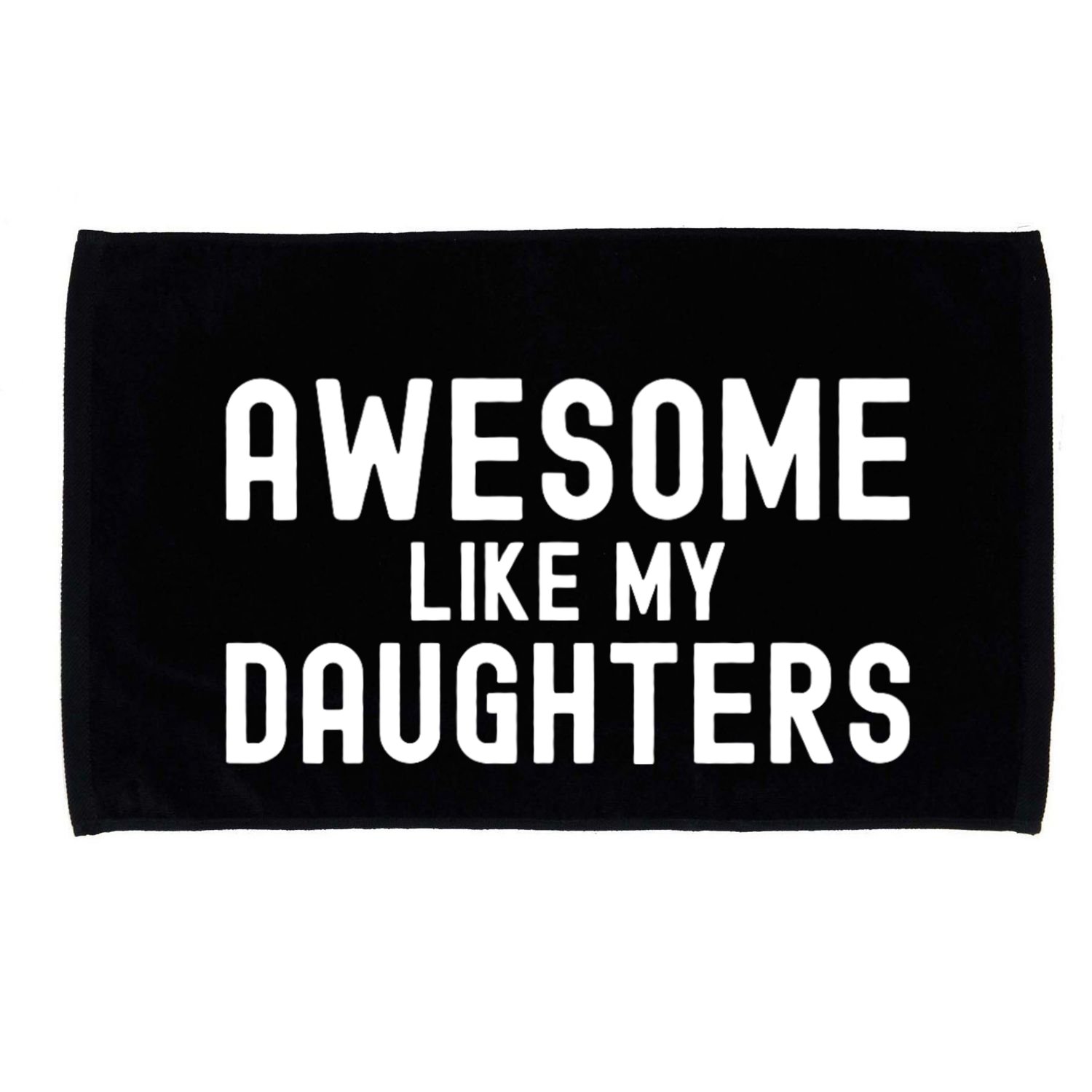 Awesome Like My Daughters | Fathers Day Dad And Daughter Microfiber Hand Towel