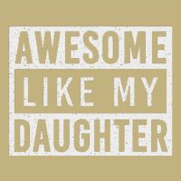 Awesome Like My Daughter FatherS Day Vintage Retro Dad Girl Button