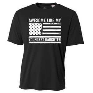 Awesome Like My Youngest Daughter MotherS Day FatherS Day Cooling Performance Crew T-Shirt