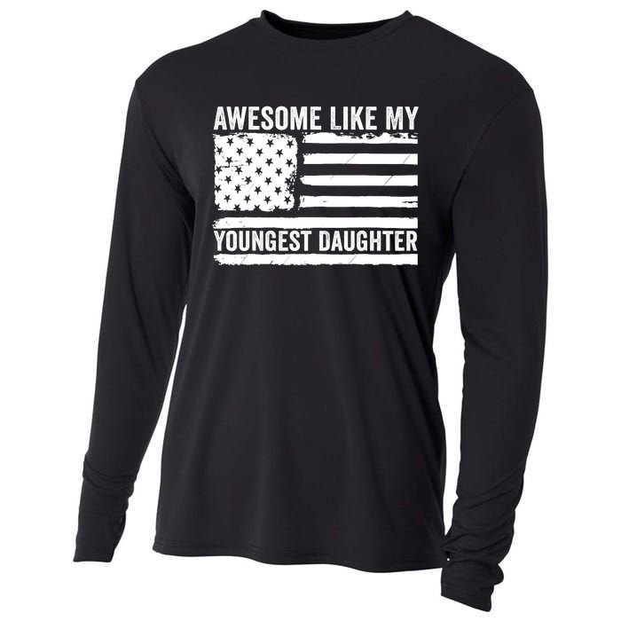 Awesome Like My Youngest Daughter MotherS Day FatherS Day Cooling Performance Long Sleeve Crew