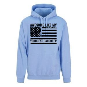 Awesome Like My Youngest Daughter MotherS Day FatherS Day Unisex Surf Hoodie