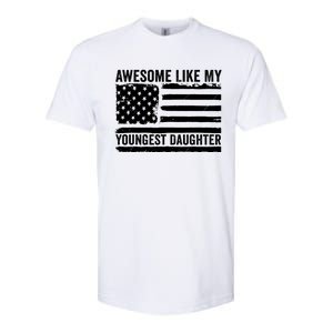 Awesome Like My Youngest Daughter MotherS Day FatherS Day Softstyle CVC T-Shirt