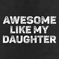 Awesome Like My Daughter Man Funny Fathers Day Dad Adult Drive Performance Visor