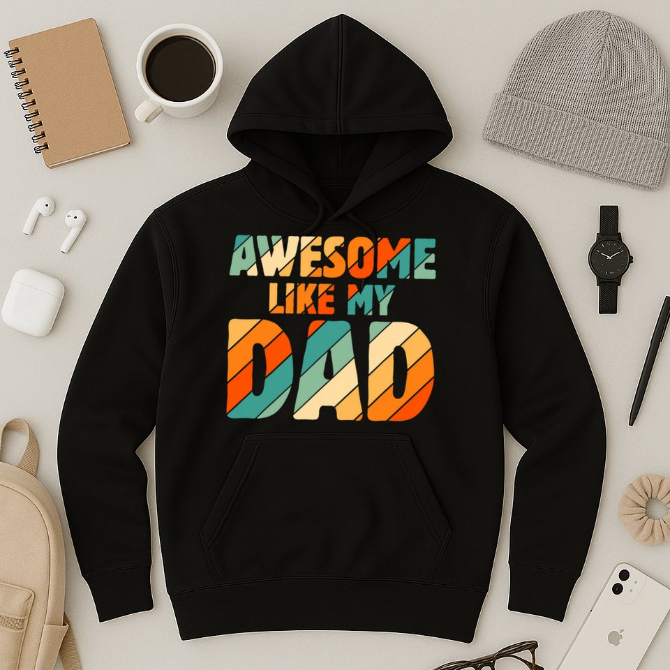 Awesome Like My Dad Vintage Hoodie