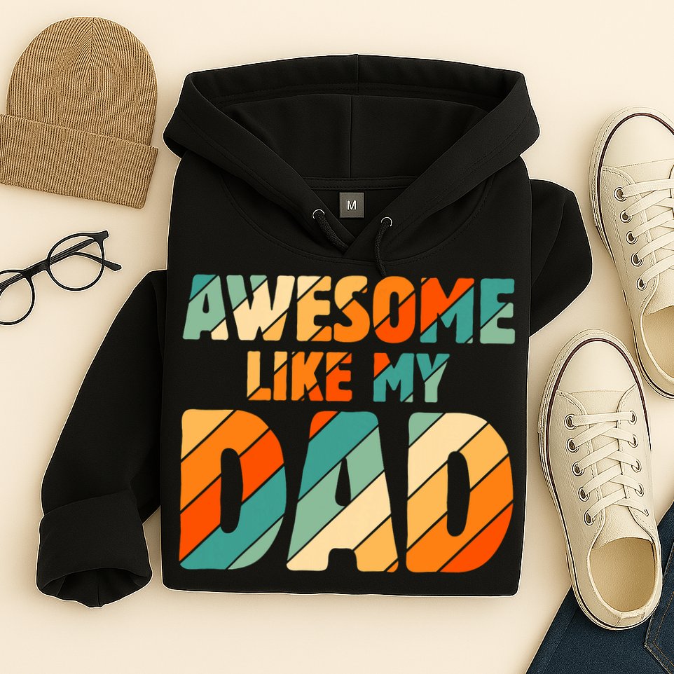 Awesome Like My Dad Vintage Hoodie