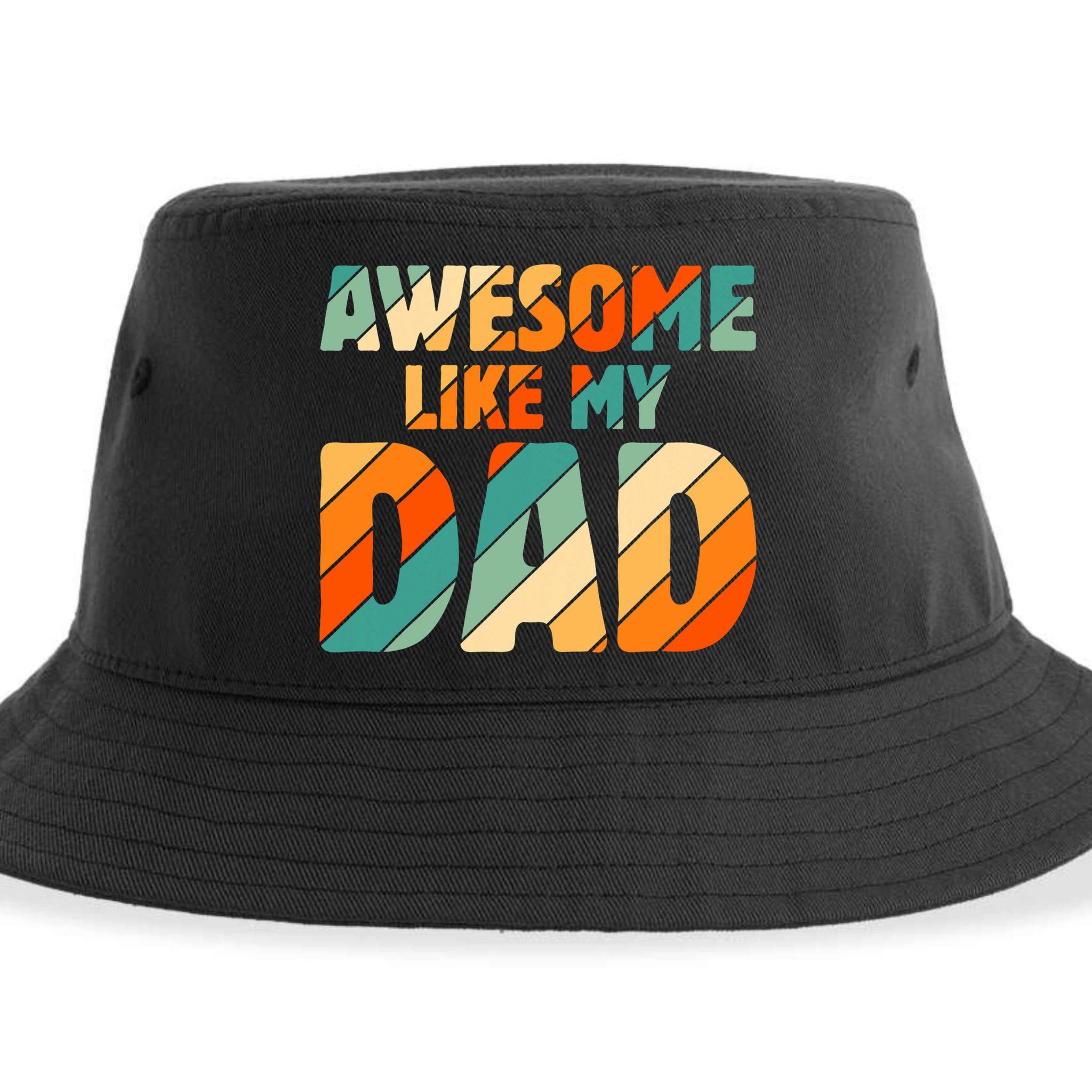 Awesome Like My Dad Vintage Sustainable Bucket Hat