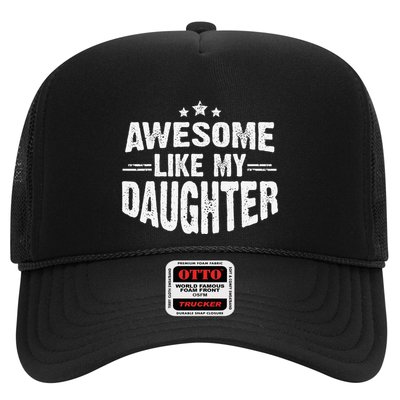 Awesome Like My Daughter Funny Mothers Fathers Day Mom Dad Trucker Hat