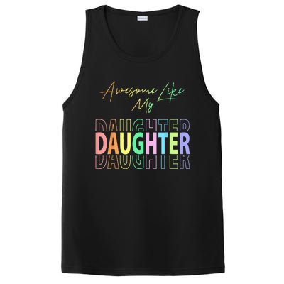 Awesome Like My Daughter Funny Dad Birthday Father's Day PosiCharge Competitor Tank