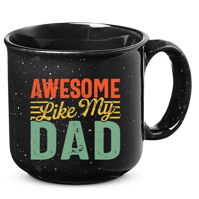 Awesome Like My Dad Family Lover Retro Vintage 15oz Campfire Ceramic Mug