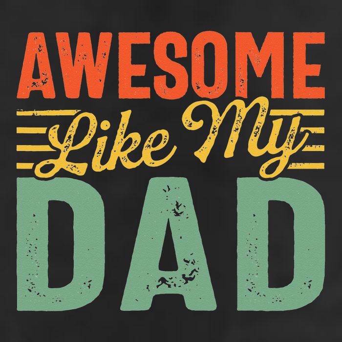 Awesome Like My Dad Family Lover Retro Vintage Golf Towel