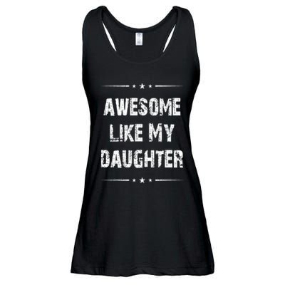 Awesome Like My Daughter Ladies Essential Flowy Tank