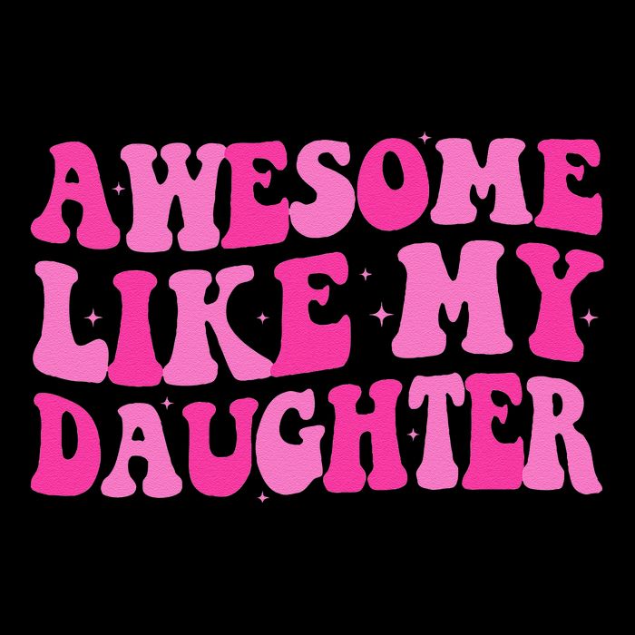 Awesome Like My Daughter Funny Mothers Fathers Day Mom Dad Doggie Tank