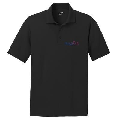 Auntie Like Mom Only Cooler Funny Auntie Lover And Pride Great Gift PosiCharge RacerMesh Polo