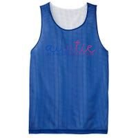 Auntie Like Mom Only Cooler Funny Auntie Lover And Pride Great Gift Mesh Reversible Basketball Jersey Tank