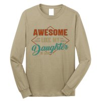 Awesome Like My Daughter In Law Vintage Parents FatherS Day Long Sleeve Shirt