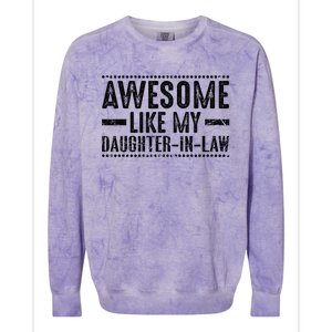 Awesome Like My Daughter In Law Colorblast Crewneck Sweatshirt