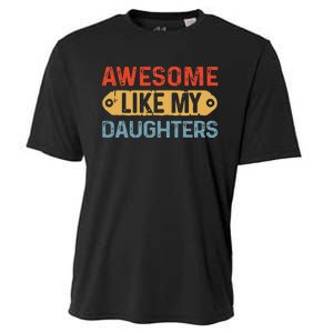 Awesome Like My Daughter Retro Fathers Mother Cooling Performance Crew T-Shirt