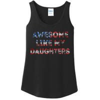 Awesome Like My Daughters Fathers Day Ladies Essential Tank