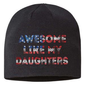 Awesome Like My Daughters Fathers Day Sustainable Beanie