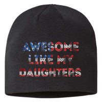 Awesome Like My Daughters Fathers Day Sustainable Beanie