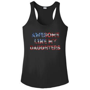 Awesome Like My Daughters Fathers Day Ladies PosiCharge Competitor Racerback Tank