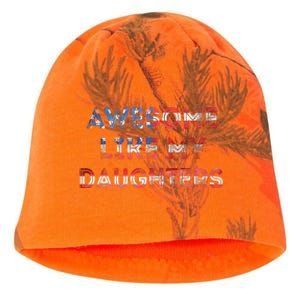 Awesome Like My Daughters Fathers Day Kati - Camo Knit Beanie