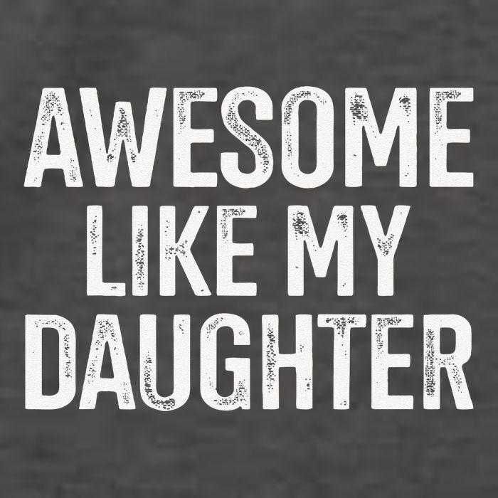 Awesome Like My Daughter For Funny Dad Fathers Day Birthday Vector Backpack