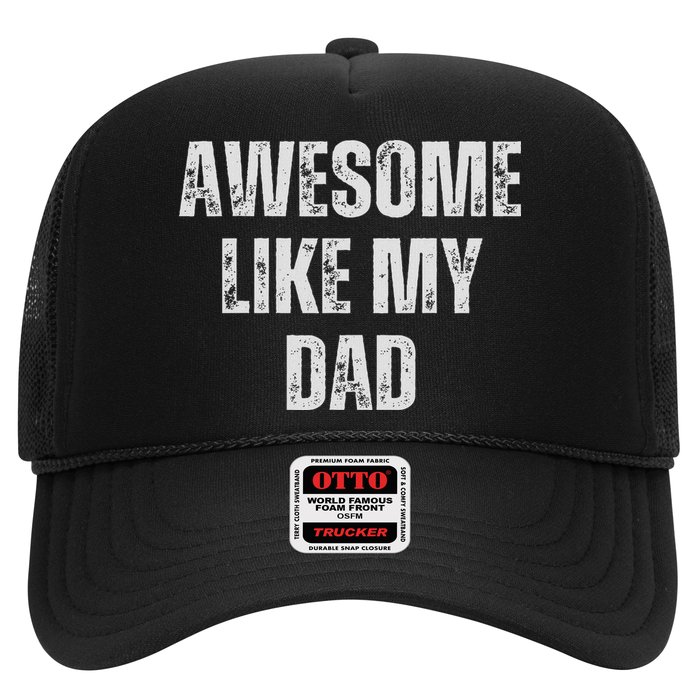 Awesome Like My Dad Daughter Dad And Son Matching Hat