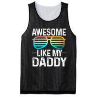 Awesome Like My Daddy Cool Sunglusses Best Parents Day Mesh Reversible Basketball Jersey Tank