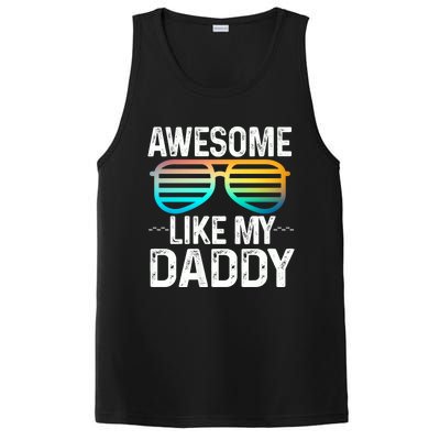 Awesome Like My Daddy Cool Sunglusses Best Parents Day PosiCharge Competitor Tank