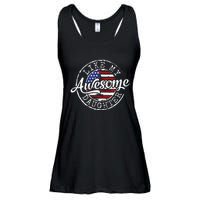 Awesome Like My Daughter Funny Dad Mother Father Day Gift Ladies Essential Flowy Tank