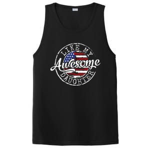 Awesome Like My Daughter Funny Dad Mother Father Day Gift PosiCharge Competitor Tank