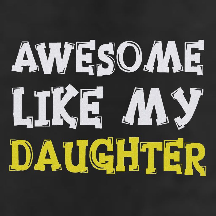 Awesome Like My Daughter Funny Fathers Day Gift Dad 11oz C Handle Ceramic Mug
