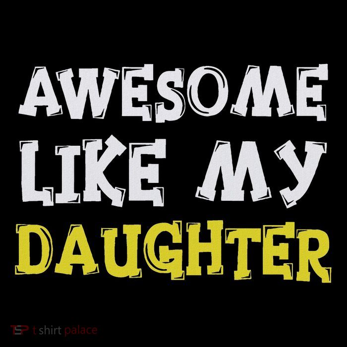 Awesome Like My Daughter Funny Fathers Day Gift Dad Cooling Performance Long Sleeve Crew