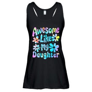 Awesome Like My Daughter Mommy Groovy Graphic MotherS Day Ladies Essential Flowy Tank