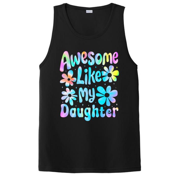 Awesome Like My Daughter Mommy Groovy Graphic MotherS Day PosiCharge Competitor Tank