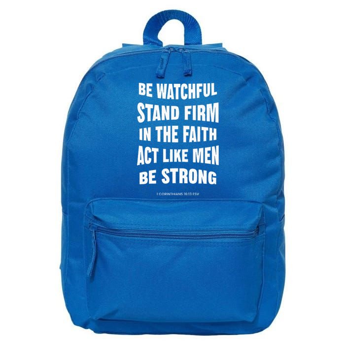 Act Like M.E.N Be Strong 16 in Basic Backpack