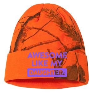 Awesome Like My Daughter MotherS Day Funny Mom Birthday Kati Licensed 12" Camo Beanie