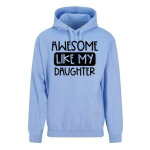 Awesome Like My Daughter Mothers Day Fathers Day Mom Dad Unisex Surf Hoodie