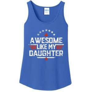 Awesome Like My Daughter Gifts Father Ladies Essential Tank