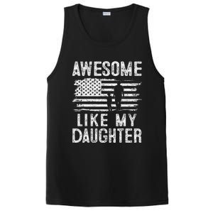 Awesome Like My Daughter Funny Fathers Day PosiCharge Competitor Tank